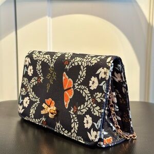 Ted Baker floral satin crossbody bag